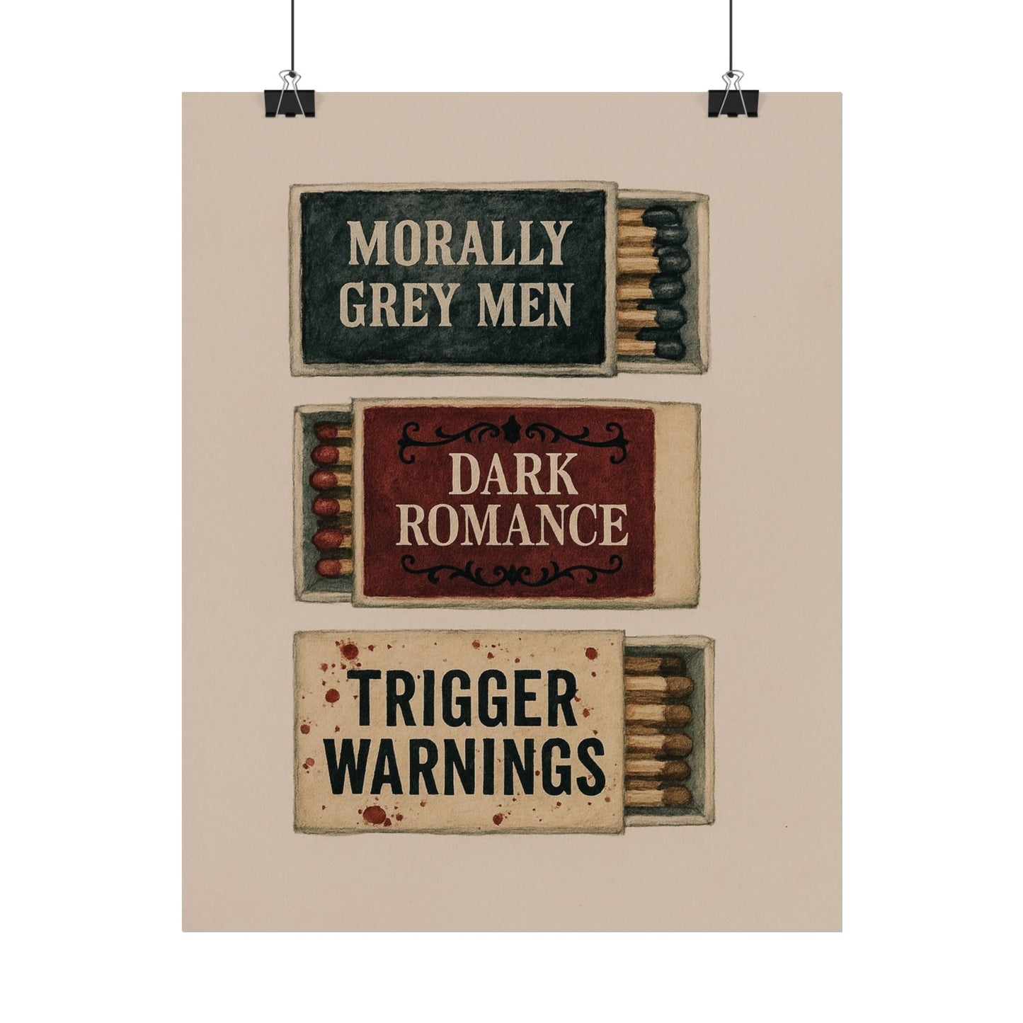 Matchbox: Dark Romance Prints