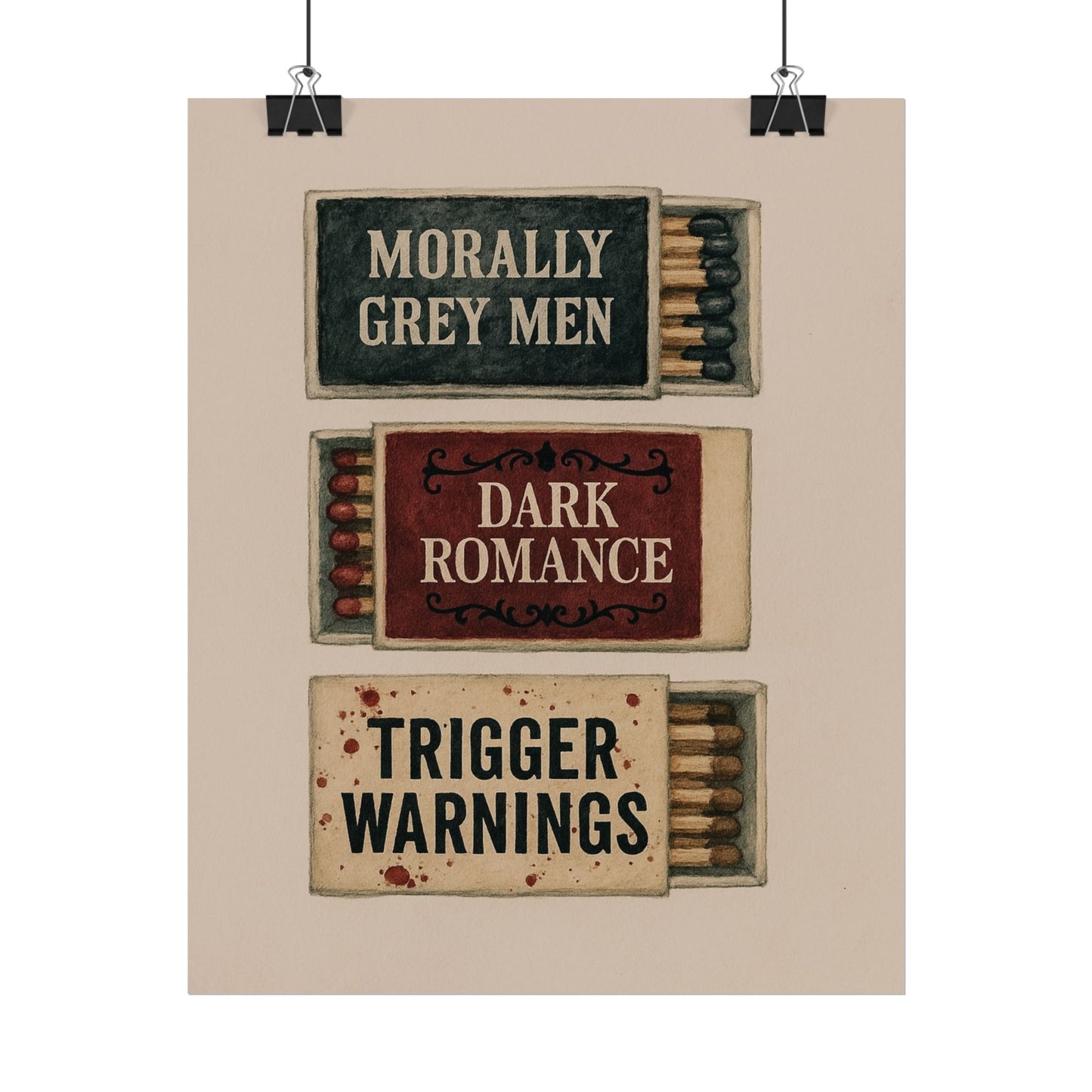 Matchbox: Dark Romance Prints