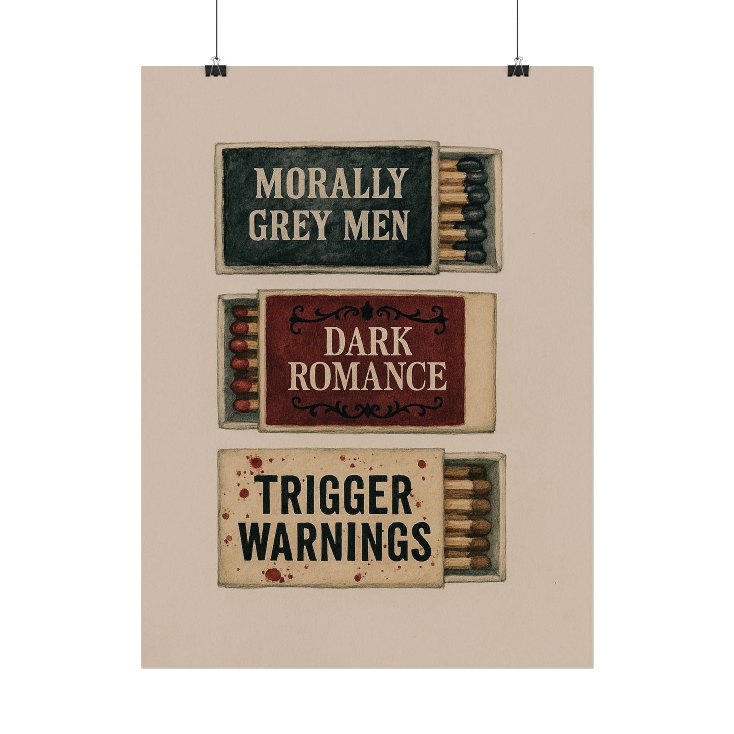 Matchbox: Dark Romance Prints