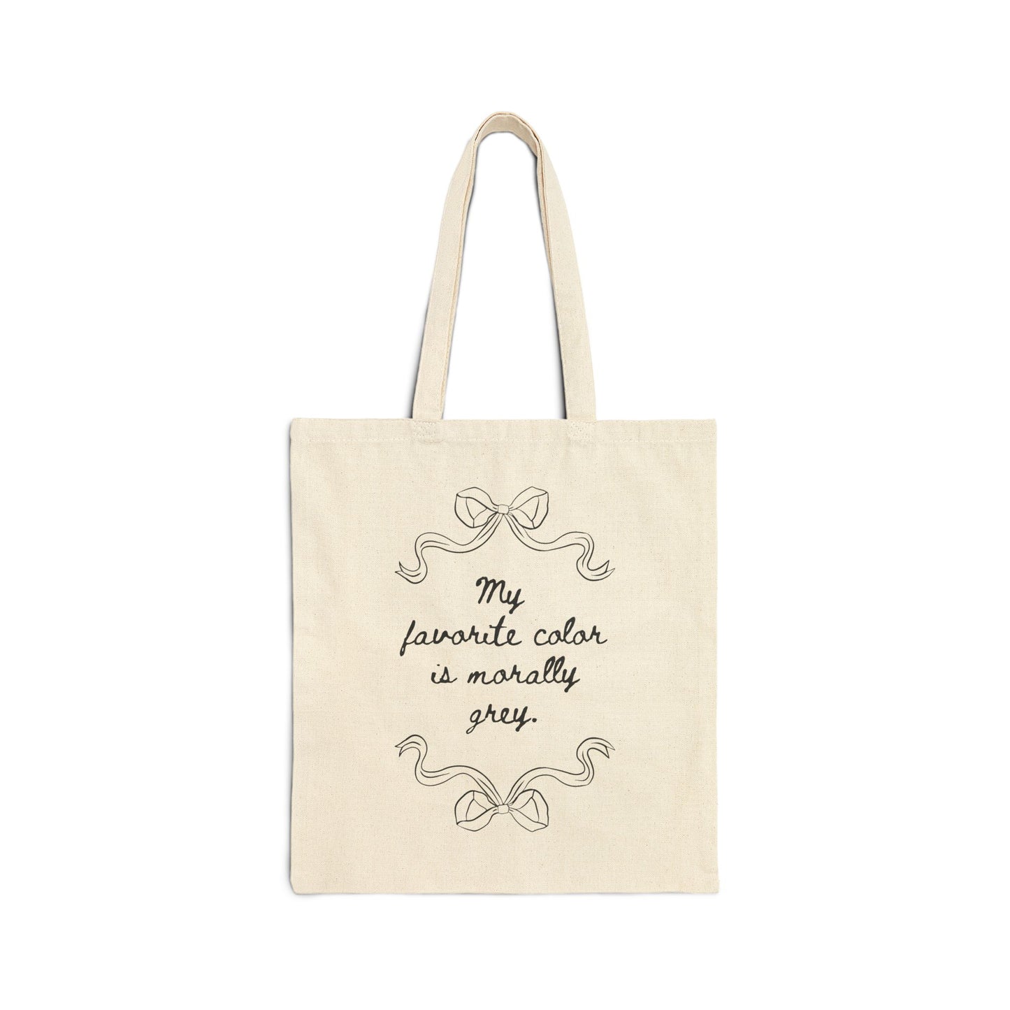 Morally Grey Tote Bag