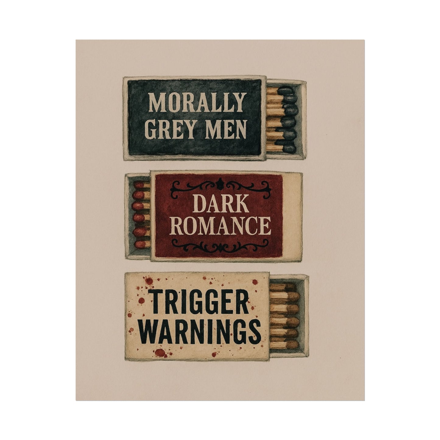 Matchbox: Dark Romance Prints