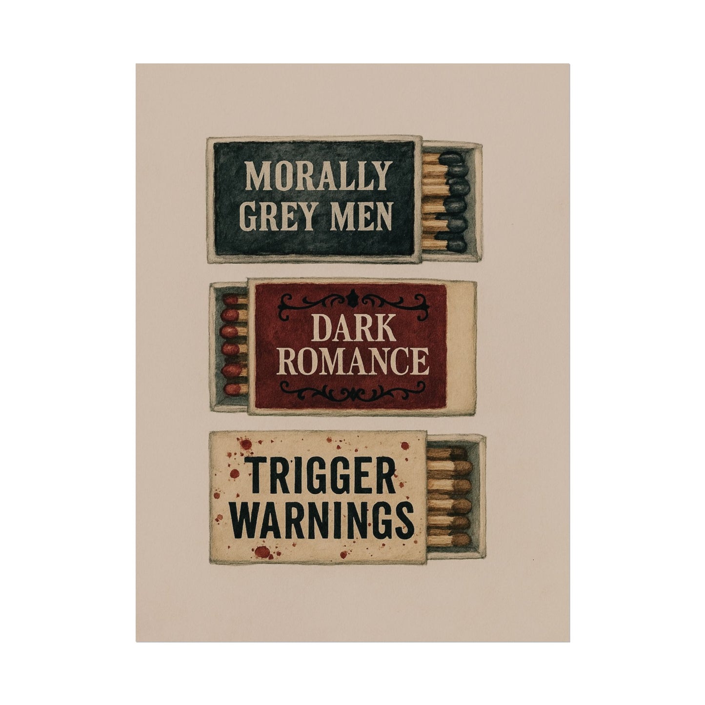 Matchbox: Dark Romance Prints