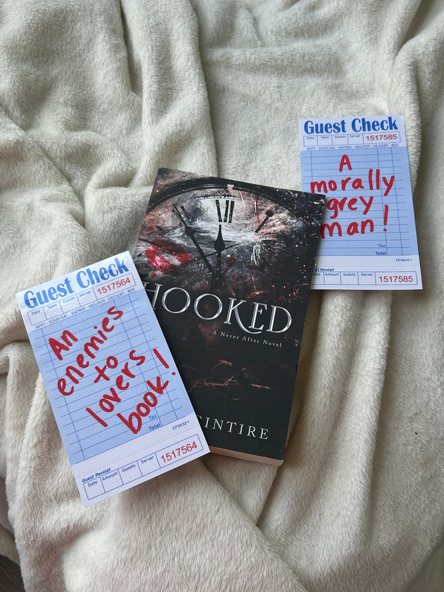 Guest Check Bookmark- Book Tropes