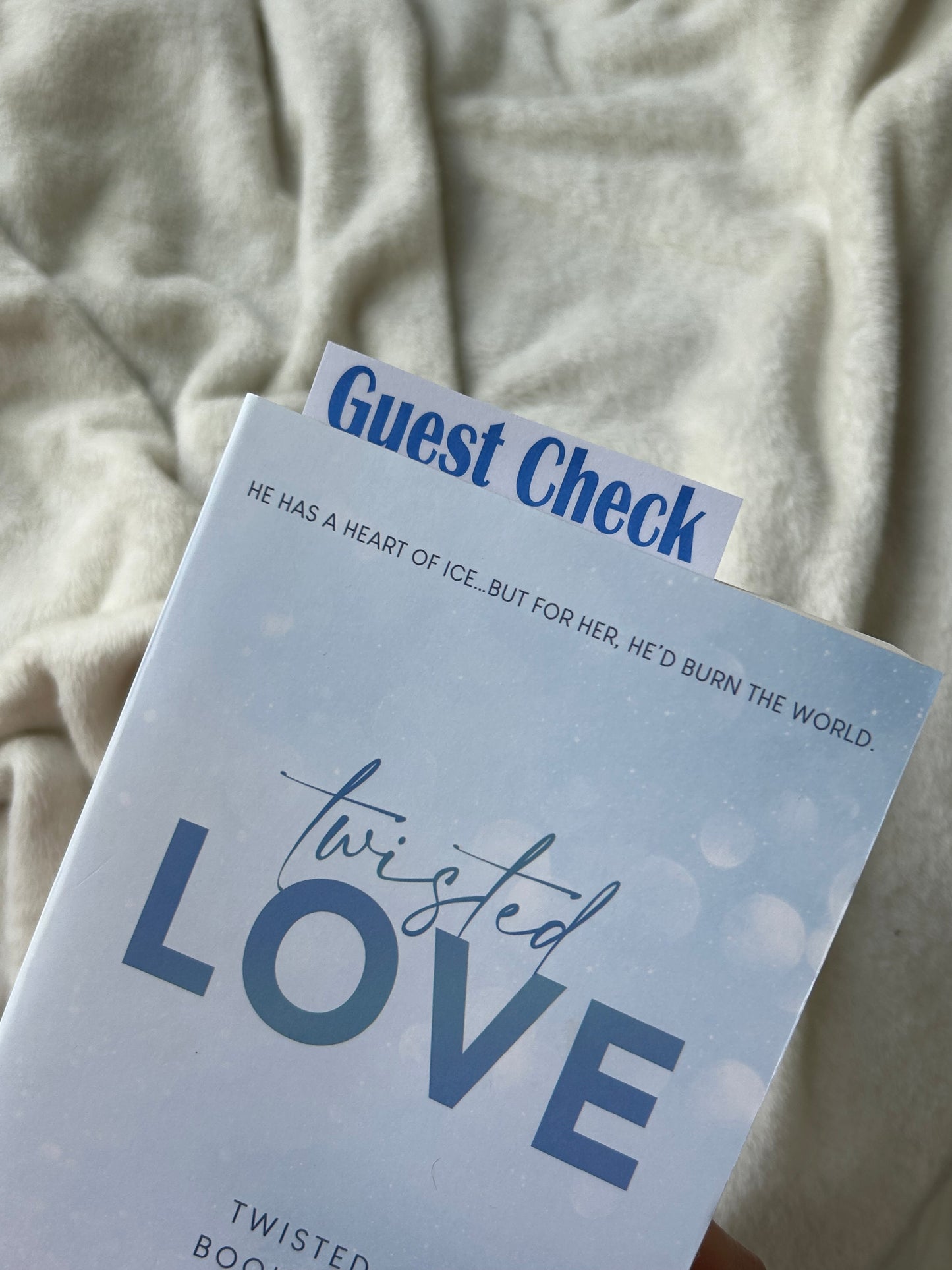 Guest Check Bookmark- Book Tropes