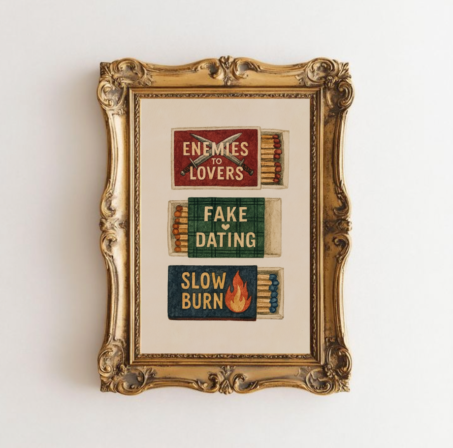 Matchbox: Book Trope Prints