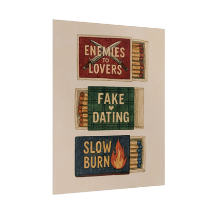Matchbox: Book Trope Prints