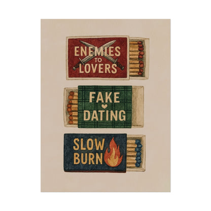 Matchbox: Book Trope Prints