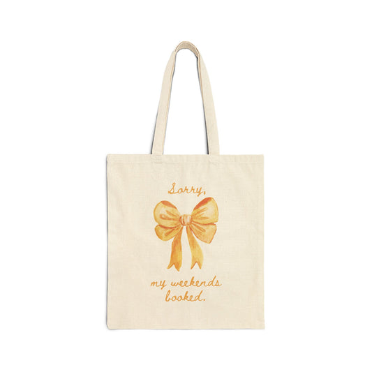My Weekend's Booked Tote Bag