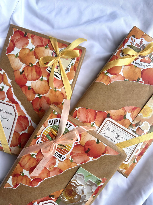 Fall Wrapped Book Dates