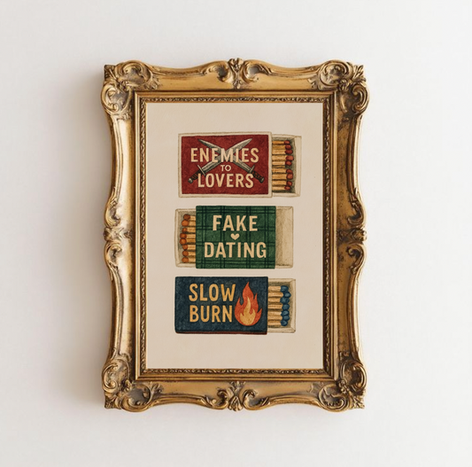 Matchbox: Book Trope Prints